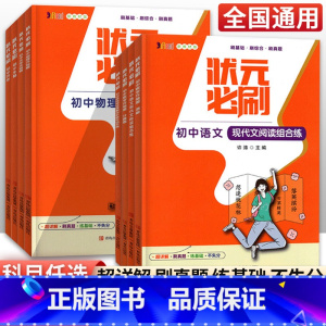 [6本套装]语数英物化5科 初中通用 [正版]2023状元必刷初中数学物理化学压轴题语文现代文阅读英语完形填空阅读理解生