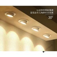 苏宁放心购 射灯筒灯嵌入式天花灯cob象鼻灯家用客厅过道灯玄关灯走廊灯洗墙灯服装店商场