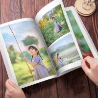 三维工匠照片书相册本定做情侣闺蜜纪宝宝念册集创意手工di 升级款(全书过膜) 235*235mm42P(可放42-160