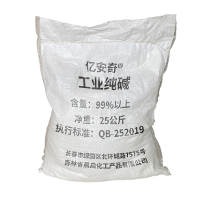 亿安奇 工业纯碱 片 碱 25kg 袋