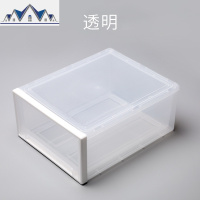 女式抽屉式鞋盒收纳盒透明单个装批发加厚放装鞋子的盒子鞋柜车载 三维工匠收纳柜