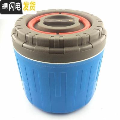 三维工匠塑料不锈钢双层饭桶大容量保温饭盒啤酒保温桶便当盒商用分格提锅 3.0绿色