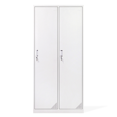 全简家具二门更衣柜铁皮柜储物柜员工柜寄存包柜鞋柜