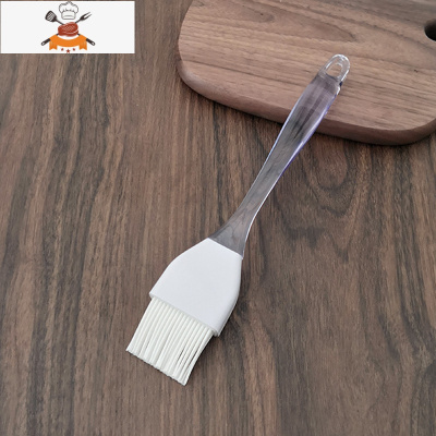 优质大号可选硅胶油刷厨房中号家用可高温煎饼烙饼烧烤刷子 敬平 优质透明柄-小号 刷宽5cm