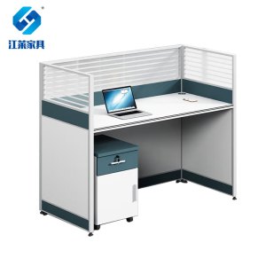 江莱屏风单人位含柜办公桌1200*600*1100mm/JL-Z02/张