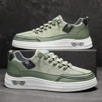 男鞋2026春夏新款透气轻便运动平底百搭时尚潮流简约男士休闲板鞋