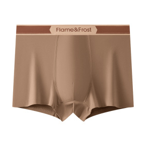 新款纯棉男士内裤 棉质舒适透气平角裤男 3D无痕印花男内裤