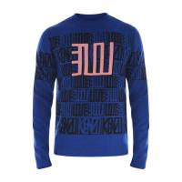 高田贤三(Kenzo)男款圆领针织毛衣长袖运动休闲套头衫潮流百搭配