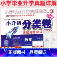 [数学]分类卷 小学升初中 [正版]百校联盟升级版小学毕业升学真题详解数学五六年级冲刺名校重点中学小升初真题分类卷新初一
