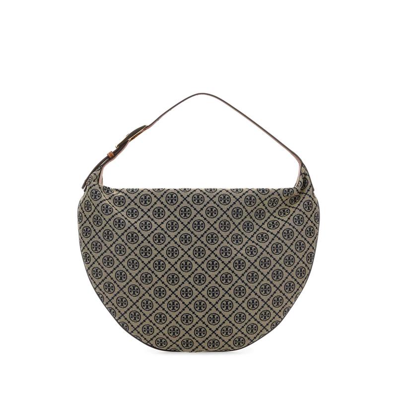 托里.伯奇(TORY BURCH)女士单肩包棉麻拼接牛皮手提斜挎包潮流字