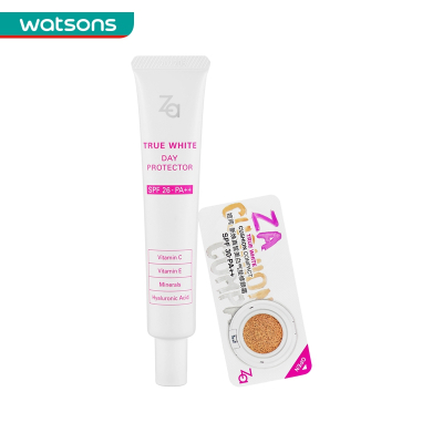 屈臣氏-新版Za姬芮新焕真皙隔离霜SPF26PA++35克+赠品防晒遮瑕学生女