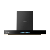 百得(BEST)华帝股份烟机JDC08 25m³/MIN欧式顶吸油烟机大吸力三腔旋吸七重热净洗 手势智控多功能彩色大屏