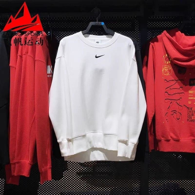 NIKE耐克卫衣运动休闲加绒保暖针织女装套头衫FZ4271-133 C