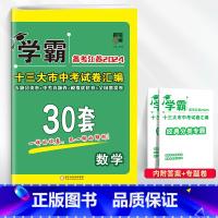 [2024]中考数学 初中通用 [正版]备考2024学霸江苏13十三大市中考试卷汇编30三十28二十八套数学语文英语物理