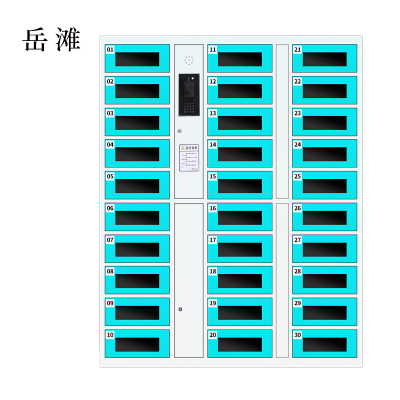 岳滩平板电脑存放柜手机电脑寄存电子存包柜智能刷卡多门柜30门电脑存放柜(人脸型)
