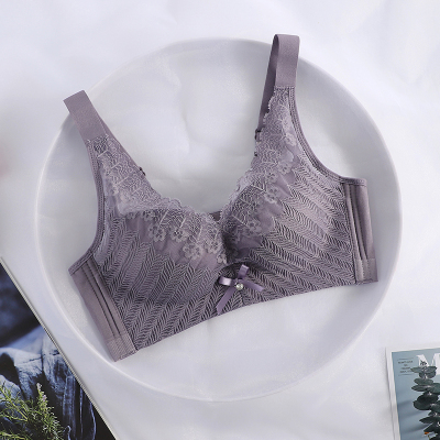 Ideamini内衣女小胸聚拢无钢圈薄款性感女士胸罩套装无痕文胸收副乳防下垂文胸套装