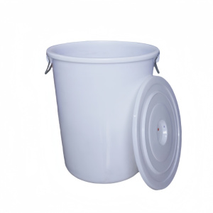 伊洛源水桶白色有盖50L个