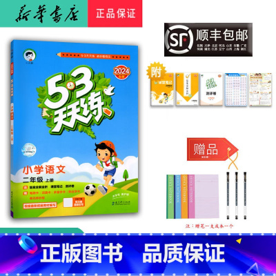 语文 二年级上 [正版] 2024秋 新版 5.3 天天练 语文 二年级上册 人教版