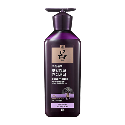 韩国进口ryo紫吕强韧发根长效控油护发素400ml