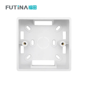 福田 明装底盒 开关插座接线盒电线盒子明装超薄布线盒 86型 单位:个