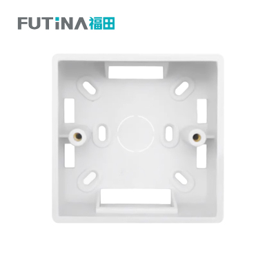 福田 明装底盒 开关插座接线盒电线盒子明装超薄布线盒 86型 单位:个