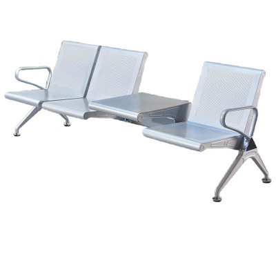 戴劲 靠背排椅候诊椅加厚机场银行车站医院等候椅大厅连椅三人位无垫