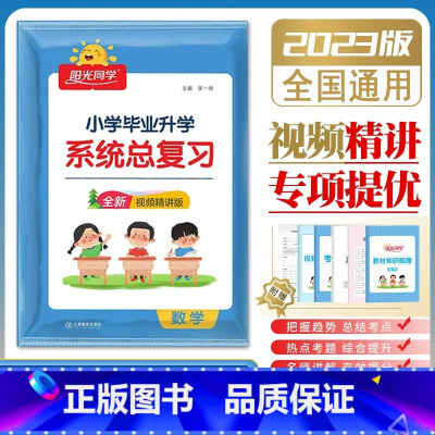 数学 小学升初中 [正版]2023阳光同学小升初系统总复习数学小学毕业升学每日打卡计划全国通用人教版培优训练重点初中入学
