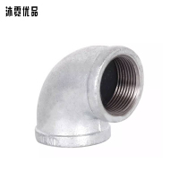 沐霓优品 镀锌弯头 DN65 个