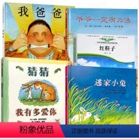 [正版]清华附小学校5册全套 猜猜我有多爱你逃家小兔 爷爷一定有办法 我爸爸 红鞋子 儿童书阅读书籍