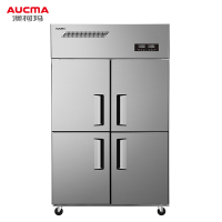 澳柯玛(AUCMA)VF-900HT四门冰箱商用冰柜不占地冷冻厨房酒店六开立式