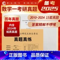 2025考研数学一真题[10-24] [正版]含2025真题2026考研数学真题真练 数学二数一数三2011-202