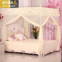 定做蚊帐订做加大亲子床三开不锈钢落地蚊帐1.5米1.8m双人1.2米 三维工匠