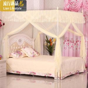 定做蚊帐订做加大亲子床三开不锈钢落地蚊帐1.5米1.8m双人1.2米 三维工匠