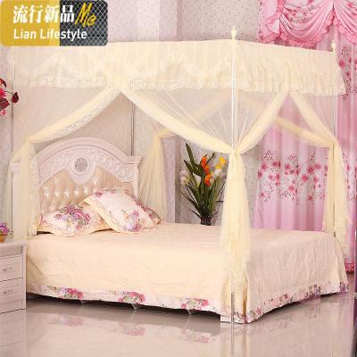 定做蚊帐订做加大亲子床三开不锈钢落地蚊帐1.5米1.8m双人1.2米 三维工匠