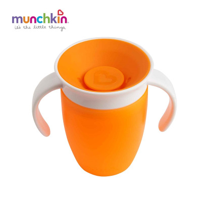 四种颜色随机发货-美国munchkin麦肯齐满趣健儿童水杯360度神奇魔术杯防摔防漏学饮