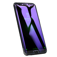 轻万适用小米黑鲨手机钢化膜xiaomi游戏抗蓝光全屏手机钢化膜