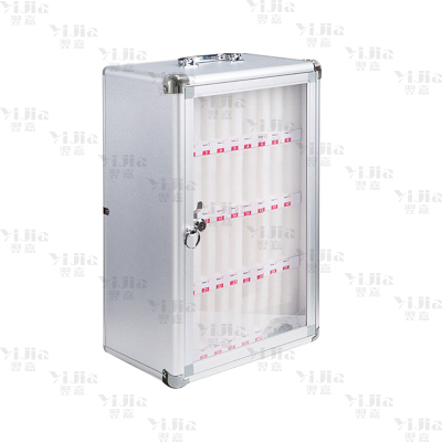 翌嘉YJ3112017 手机保管箱壁挂式存放柜带锁手机柜保管柜寄存箱手机箱 36位