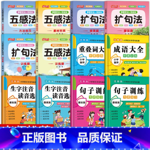 [共12本]字词句积累大全+看图写话五感扩句法 小学通用 [正版]词语积累训练大全重叠词成语大全小学生版语文专项训练基础