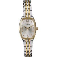 TIMEX/天美时女士石英表金属表壳银盘金带防水米