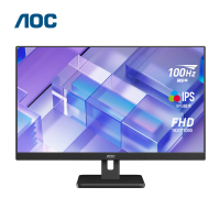 AOC 27E3H2电脑显示器27英寸IPS技术 广色域 100Hz 双HDMI接口 全高清窄边框节能办公设计显示屏