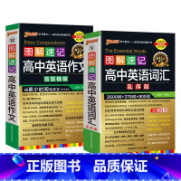 英语作文+词汇乱序 高中通用 [正版]2025新版图解速记高中英语作文答题模板答题高一高二高三高考真题满分作文素材高分范