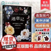 赠书签 通草记 通草花制作入门教程 仿真花永生花制作工艺技法 中国传统文化 零基础初学者入门案例详解图解非遗手工DIY一