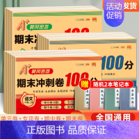 [2册]数学试卷+计算应用题 三年级下 [正版]2024秋期末冲刺100分一二年级三四五六年级试卷测试卷全套上下册人教版