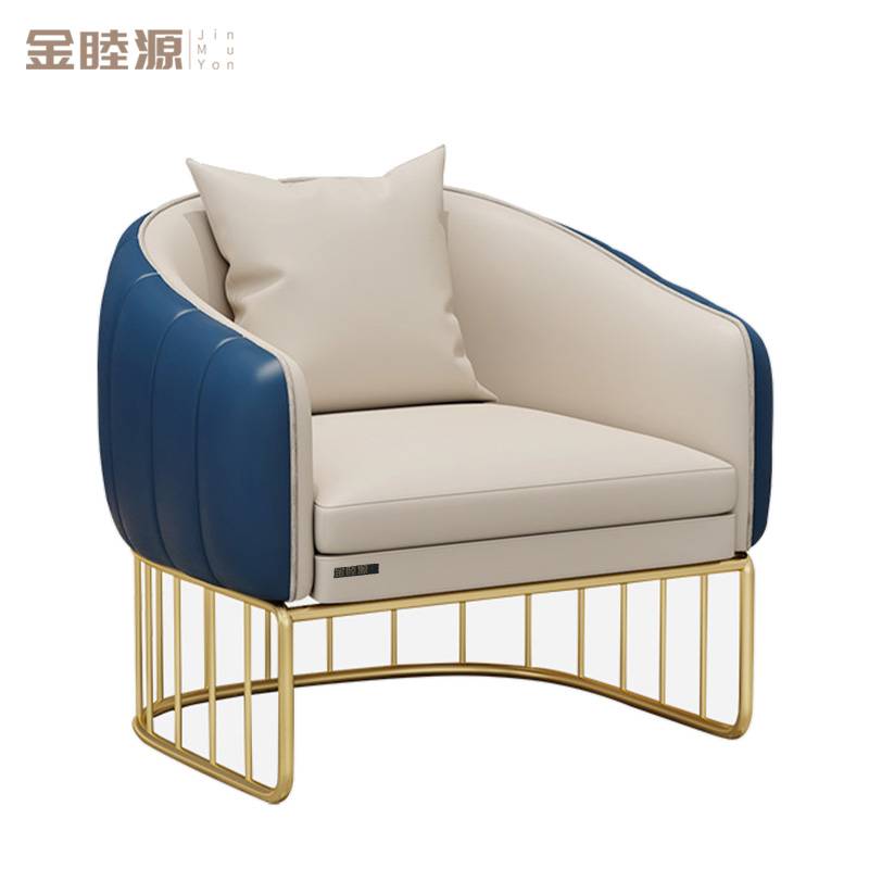 金睦源 JIN MU YON 沙发 蓝色+米色 张