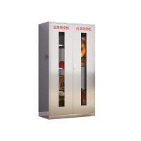 正斌不锈钢防暴器械装备柜工具柜安保反恐盾牌柜警务室防爆柜201加厚材质1800*1000*450柜不含器材