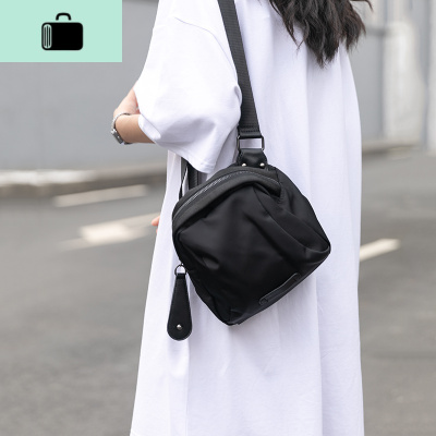 防水尼龙布胸包2020流行款潮范贝壳包牛津布百搭休闲单肩斜挎包女NEW LAKE女斜挎包