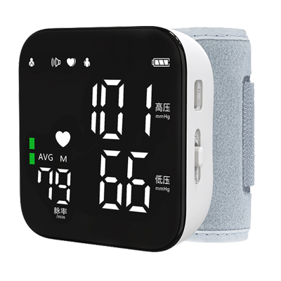长坤(Changkun)电子血压计KM-W182 锂电池充电手腕式血压计语音播报血压测量仪家用血压仪USB接口版