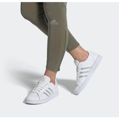 Adidas阿迪达斯Neo女子低帮舒适小白鞋运动休闲板鞋FW3734 Z