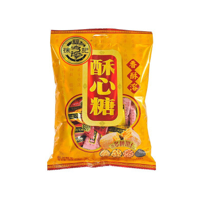 徐福记酥心糖多种口味规格果喜庆优惠组合装年货送礼休闲儿童糖果零食(酥心糖318gX2袋)