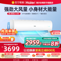 海尔(Haier)空调挂机劲铂2匹p变频冷暖新一级客厅卧室大风口节能省电KFR-48GW/24P1A181U1